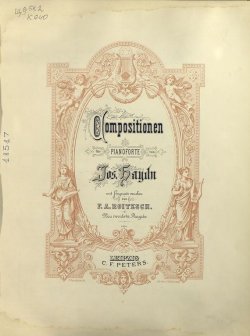 Книга "Compositionen fur Pianoforte v. Jos. Haydn" – 