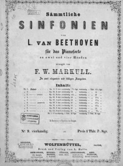 Книга "Neunte Sinfonie" – Людвиг ван Бетховен