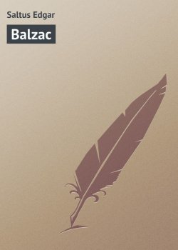 Книга "Balzac" – Edgar Saltus
