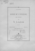 Danse de lamazone pour Orchestre de A. Liadow ()
