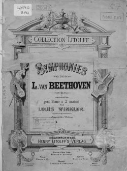 Книга "Symphonies" – Людвиг ван Бетховен