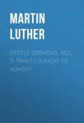 Epistle Sermons, Vol. 3: Trinity Sunday to Advent (Martin Luther)