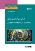 Социальная феноменология. Учебное пособие для бакалавриата и магистратуры (, 2017)
