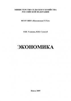 Книга "Экономика" – Н. Н. Сологуб, 2008