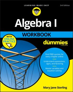 Книга "Algebra I Workbook For Dummies" – 
