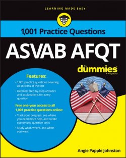 Книга "1,001 ASVAB AFQT Practice Questions For Dummies" – 