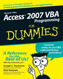 Книга "Access 2007 VBA Programming For Dummies" – 