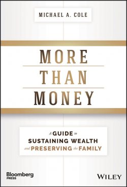 Книга "More Than Money. A Guide To Sustaining Wealth and Preserving the Family" – 