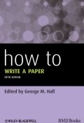 How To Write a Paper ()