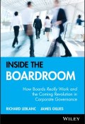 Inside the Boardroom. How Boards Really Work and the Coming Revolution in Corporate Governance ()