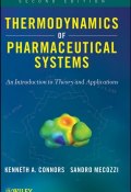 Thermodynamics of Pharmaceutical Systems. An introduction to Theory and Applications ()