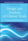 Design and Analysis of Clinical Trials. Concepts and Methodologies ()