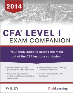 Книга "CFA level I Exam Companion. The Fitch Learning / Wiley Study Guide to Getting the Most Out of the CFA Institute Curriculum" – 