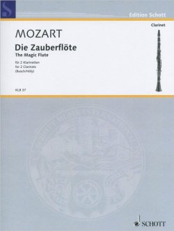 Книга "Wolfgang Amadeus Mozart: The Magic Flute for 2 Clarinets" – , 2015