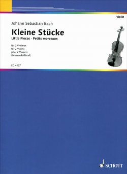 Книга "Johann Sebastian Bach: Kleine stucke fur 2 violinen" – , 2015