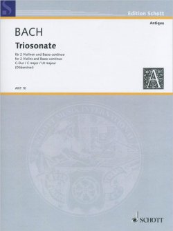 Книга "Johann Sebastian Bach: Triosonata C Major for 2 Violins and Basso Continuo" – , 2015