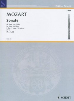 Книга "Wolfgang Amadeus Mozart: Sonata F Major for Oboe and Piano: KV 13" – , 2015