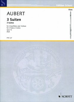 Книга "Jacques Aubert: 3 Suiten fur 2 querfloten oder violinen: Opus 15" – , 2015
