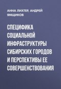 Специфика социальной инфраструктуры сибирских городов и перспективы ее совершенствования (Лихтер Анна, Ямщиков Андрей, 2009)
