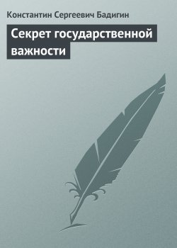 Книга "Секрет государственной важности" – Константин Бадигин