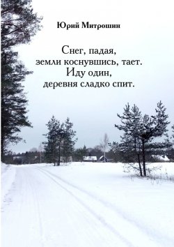 Книга "Снег, падая, земли коснувшись, тает. Иду один, деревня сладко спит" – Юрий Митрошин