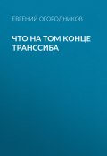 Книга "Что на том конце Транссиба" (Евгений Огородников, 2020)