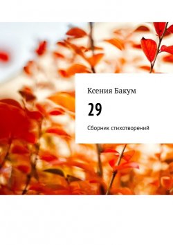 Книга "29. Сборник стихотворений" – Ксения Бакум