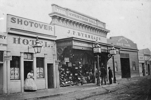 Магазины в Хокитике, 1867