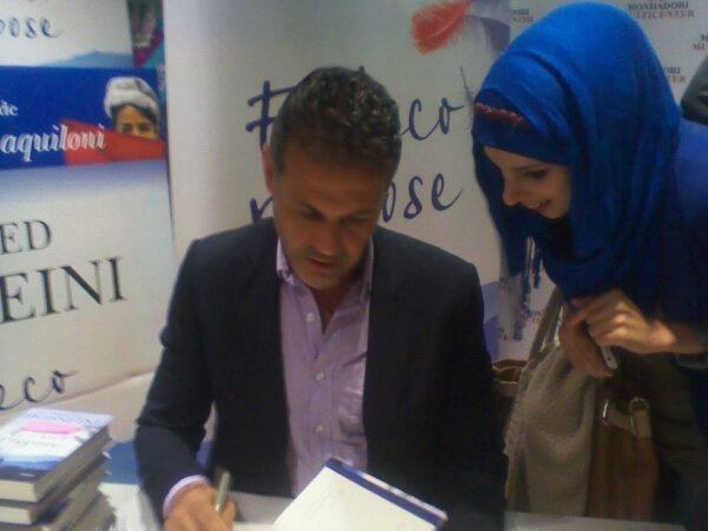 Халед Хоссейни на встрече с читателями.